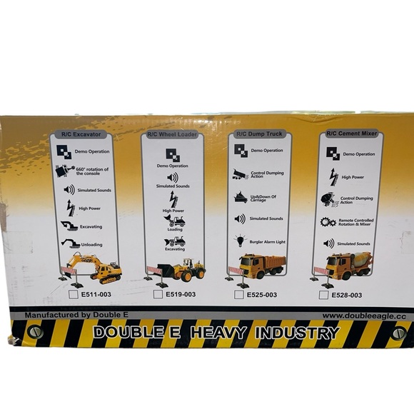 DOUBLE E Remote Control Truck Excavator Toy - New In Box - Picture 3 of 6